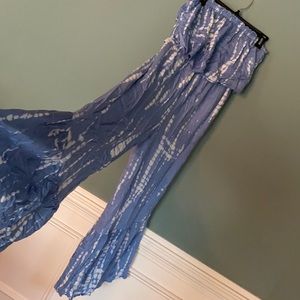 Strapless long romper, size small fits like xs